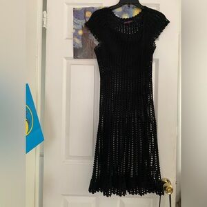 Vintage Betsey Johnson crochet dress